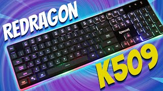 HONEST REVIEW FOR  Redragon K509 DYAUS 2  104 Key Quiet Low Profile RGB  PC Gaming Keyboard [upl. by Gilleod371]