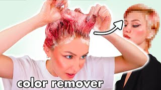 Removing red hair dye WITHOUT BLEACH [upl. by Skrap541]