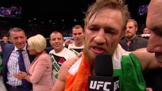 UFC 189 Conor McGregor and Chad Mendes Octagon Interviews [upl. by Orvah82]