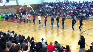 Seaside High School Aloha Rally Teachers Dancing [upl. by Hadsall270]