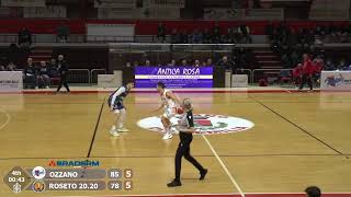 🏀🌹⚓ Flayng Ozzano Vs Roseto Basket 2020 [upl. by Barris]