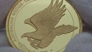 2oz WedgeTailed Eagle High Relief Gold Proof Coin [upl. by Kong]