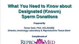 Designated Donor Educational Video  wwwrepromedca [upl. by Kram]