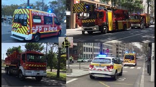 Pompiers Lyon compilation [upl. by Bamby]