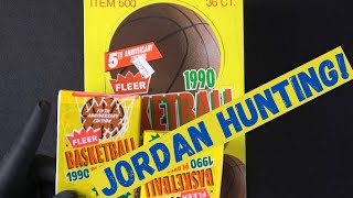 Opening a 1990 Fleer Basketball box [upl. by Ravid]