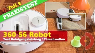 360 S6 Robot Vacuum Cleaner Test Saugtest  Teil 2 [upl. by Consalve]