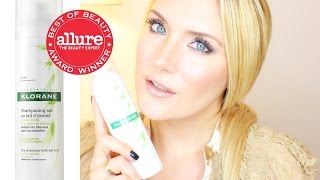 BEST DRY SHAMPOO  KLORANE REVIEW [upl. by Rockie]