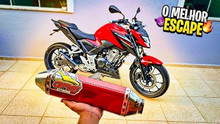 ESCAPE GRS DO PATINHO NA CB 300F TWISTER [upl. by Nnovahs]