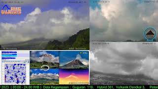 Live Streaming Merapi  Merapi Volcano Eruption Central Java Indonesia 14122023 [upl. by Lauren]