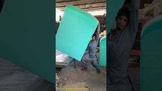 Behind the Scenes Crafting Polyurethane PU Sponge Green Foam Sheets reels fypシ machine foam [upl. by Sukramaj]