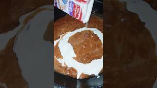 Pouring Cream to Spaghetti Sauce  satisfying yummy Spaghettisauce trending viralshorts [upl. by Hanikahs]