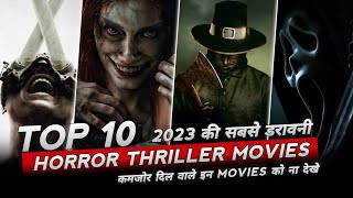 Top 10 Most Scariest Movie 20222023 New Hollywood Horror Thriller and Mystery Movies [upl. by Steffane]