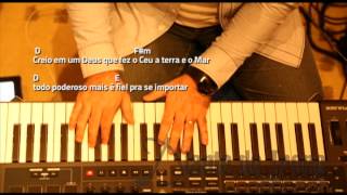 Videoaula DT 7 Creio Creio teclado [upl. by Neelon]