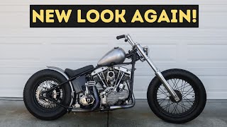 New Look for the Shovelhead EVO build update and Cycle Swap Goodies [upl. by Adnalu]