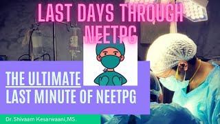 Going Through Last Days Of NEETPG 2023 [upl. by Adien282]