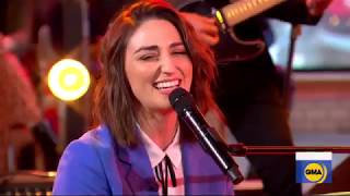 Sara Bareilles Performs FIRE Live on GMA [upl. by Alleiram]