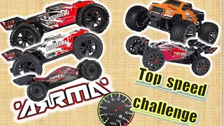 What Arrma truck is fastest Kraton Typhon or Granite  the result surprised us [upl. by Eldreda852]