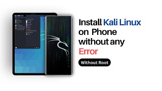 Install kali linux on android without root 2024  Nethunter alternate installation [upl. by Basilius]