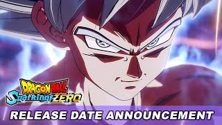 DRAGON BALL Sparking ZERO – Release Date Announcement Trailer [upl. by Fabrienne83]