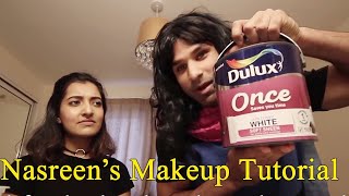 Nasreens Makeup Tutorial  Rahim Pardesi  Desi Tv Entertainment  ST1R [upl. by Freud]