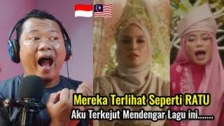 Siti Nordiana amp BungaAmaranOfficial Music Video Terlihat Seperti Ratu🇮🇩Reaction [upl. by Krik]