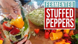 Probiotic FERMENTED PEPPERS Use Any Kind of Pepper  Spicy or Sweet [upl. by Jodi]