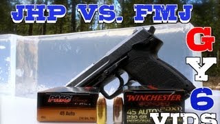 Hollow Point vs FMJ quotWhich is Bestquot [upl. by Amora]