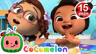 Head Shoulders Knees amp Toes  Body Song  Nina Sing Along  CoComelon Nursery Rhymes amp Kids Songs [upl. by Enajyram]