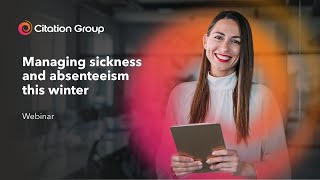 Managing sickness and absenteeism this winter [upl. by Airbas]