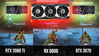 RX 6800 Review VS 3070 and 3060 Ti [upl. by Toolis934]