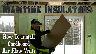 How To Install A Cardboard Air Flow Vent In New Construction [upl. by Kelda]