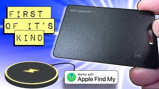 Worlds First quotWireless Chargingquot Apple Find My Tracker  KeySmart SmartCard [upl. by Enilegnave]