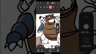 drawing uhhhh Blastoise in flipa clip [upl. by Dorion]