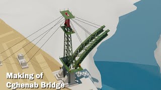 Making of chenab bridge  Sentence behind Structure chenabbridge [upl. by Akamaozu888]