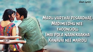 Maruvaarthai  4K Video Song  Enai Noki Paayum Thota  Dhanush  Darbuka Siva  Gautham Menon [upl. by Artenahs]