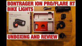 BONTRAGER ION PRO RTFLARE RT UNBOXING AND REVIEW And how it works with a Garmin Computer [upl. by Gregoire]