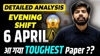 JEE Main 2024  6 April Evening Shift 2 Analysis in 2 mins  Paper Level Weightage Cutoff  eSaral [upl. by Gerry]