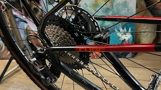 Cube Gravel bike nuroad tuning GRX Shimano With 11 46 kassette [upl. by Ariaek]