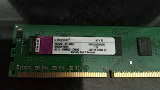 Kingston ValueRAM KVR1333D3N92G DDR3RAM Modul [upl. by Velick]