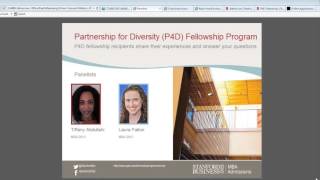 Stanford MBA Program amp Partnership for Diversity Fellowship Webinar [upl. by Emily698]