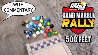 THRILLING Sand Marble Rally 500 feet with commentary and comet [upl. by Oak]