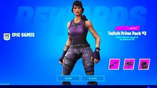 We Finally Getting Twitch Prime Pack 3 Fortnite FREE Skins Bundle 3 How To Get Twitch Pack 3 [upl. by Nail]