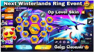 Winterlands Ring Event 💥  New AUG Legendary Skin Event 🤩  Next Top Up 💎 Event in Free Fire Max [upl. by Toole]