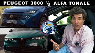 Peugeot 3008 vs Alfa Romeo Tonale garantía y mantenimiento Vídeos de coches y zarandajas similares [upl. by Nalniuq]