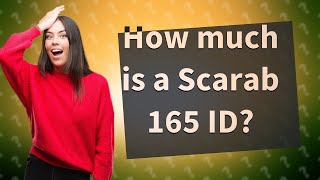 How much is a Scarab 165 ID [upl. by Learsi]