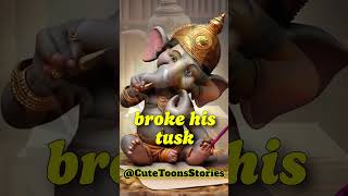 The Broken Tusk of GaneshaNursery spoken English Short Stories for kids shortsfeed shorts [upl. by Glasgo]