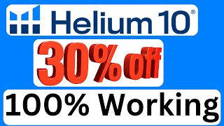 Helium 10 Coupon Code 30 Special Offer  Hurry Up  Easy to Follow [upl. by Bank]