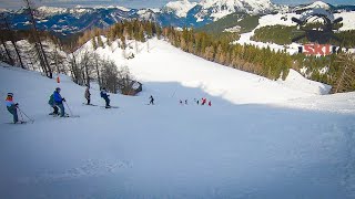 Dachstein West  Black Run 9b Skiing Austria [upl. by Sseb]