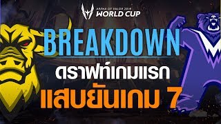 AWC2019  Breakdown  ดราฟท์เกมแรก แสบยันเกม 7 [upl. by Adeline870]