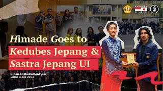 HIMADE UNPAD Goes to Kedutaan Besar Jepang dan Sastra Jepang UI [upl. by Salmon]